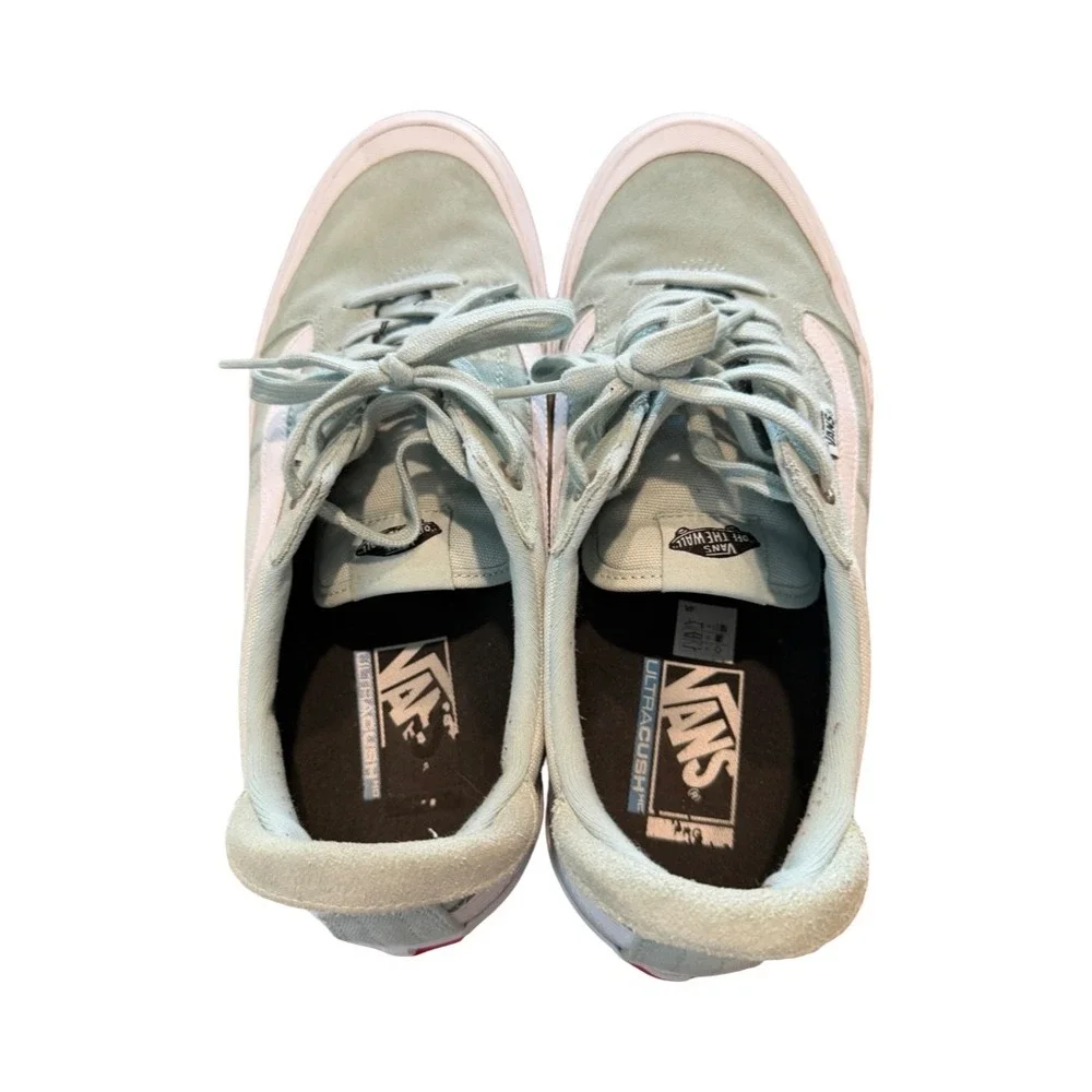 Vans Style 112 Pro Mint Green Suede Canvas Skate Shoes Mens 11 721454
